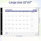 Desk Calendar 2026-2027  Monthly  Desk Pad  22  X 17  Extra Large Desktop Calend
