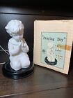 Vintage Enesco Japan  praying Boy  Child s Night Light  includes Original Box 