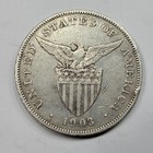 1903 Philippines Silver Peso Circulated San Francisco Mint Scarce  v294