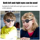 2-piece Medical Eye Patches For Adults     Black 3d Adjustable Eyepatch For Left O