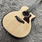 Ps14 Acoustic Guitar Nature Solid Spruce Top Real Abalone Inlay Free Shipping