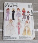 Mccall s 6876 Vintage 1994 Barbie Doll Clothes Original Pattern 11 5  Fashions