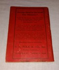 1948 R L Polk Arrow Street Guide Of Syracuse New York