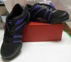 Capezio Ds30 Bolt Dancesneaker Black Purple Ladies Sizes Only