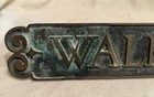 Antique Walk-over Shoes Bronze Counter Sign George E Keith Co Highton Boston