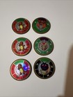 Hasbro Pokemon Battling Coin Game Coins Lot Of 6 1999