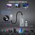 Papeaso Video Capture Cards  4k Hdmi To Usb 3 0 Device  Silver 