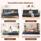 10  Futon Mattress Queen Size Futons Sofa Couch Bed With Straps Thick Corduroy