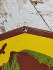 Vintage Porcelain Sign Yosemite National Park Ranger Trail Cabin Camp Shield 12 
