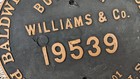 1901 Southern Pacific M6 2-6-0  1727 Steam Locomotive Railroad Builder Plate