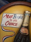 Rare Vintage Wooden Embossed Bottle Pepsi Cola Sign  more Bounce To The Ounce 