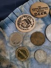 14 Assorted Tokens Wooden Nickels Metro Transit   Sports