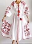 Vyshyvanka Woman Ukrainian Embroidery Embroidered Dress Xs - 5xl Choice Colorr