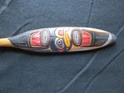 Med  Classic Northwest Coast Design Paddle  Eagle Effigy Oar   Wy-0523 07646
