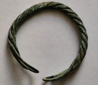 Rare Ancient Celtic Bronze Bracelet 800-500 B c 