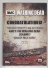 2017 Topps The Walking Dead Season 7 Walkers Relic Walker  r-w3 U0h
