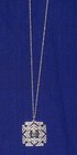 Noble Collection C2013 Arkenstone Pendant Sterling   Cz 18  Chain Hobbit Jewelry