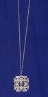 The Noble Collection Arkenstone Sterling Silver Pendant W  Cz   18  Chain Dos