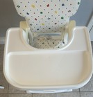 Vintage 1993 Fisher Price High Chair Plastic Frame Plastic Footrest Vinyl Retro