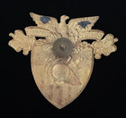 Vtg West Point Hat Badge 1950 s Us Military Academy Dress Cap Screw Back Pin Jcs