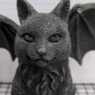Pacific Giftware Gray Winged Cat Gargoyle Figurine Statue  6321 Fantasy