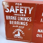 Vintage 1950 s National Wheel Bearing Oil Seals Metal Cabinet 30    X 22    X 7 5   