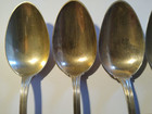 Collection Of 6 Vintage Sterling Silver   925  Soup Spoons 