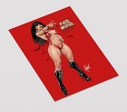 Vampirella  kneel Mortal  Premium Giclee Print 11  X 17  Horror Wall Art