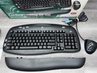 Logitech Cordless Desktop Ex100 Black Keyboard Mouse