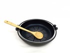12 Inch Stirring Cooking Spoon Bamboo Wood Mixing For Non Stick Cookware S-3786