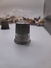 Simons Brothers Antique Sterling Silver Sewing Thimble Size 12