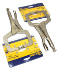 2pc Irwin  Vise-grip 11  Locking C-clamp 11r 3-3 8  Jaw Open Regular Tip End Usa