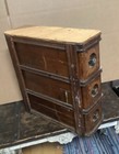 Antique Sewing Machine-ornate Wooden Drawers-set Of 3