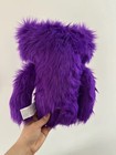 Official Fuggler Purple Long Fur Plush  Red-eye Ugly Monster Stuffed Doll