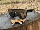 New Blenders Style Sunglasses In Black Mirror Lense Mens Womens Usa Beach Silver