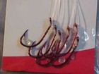 24 New Snelled Hooks Size 6 Red  Eagle Claw 4 Pks Of 6  Snells  Baitholder 139