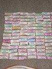 Large Lot Of 150 Original Jukebox 45 Record Title Strips  p84
