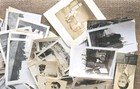 Lot Of 125  Vintage Antigue Photographs Snapshots Sephia   B   W