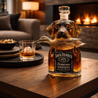 Hunting Dog Whiskey Decanter     Duck Retriever Design  Unique Bar Decor