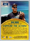  3633 Us Flag Maxi Card On Wade Boggs Trading Card W hof Cancel 