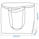 Ikea Aurtiende Green Reuseable Shopping Bag Medium 17   x7x17      10 Gallon