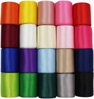 1-1 2 Inch Wide Solid Color Double Sided Polyester Satin Ribbon 20 Colors X 2