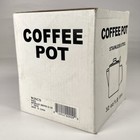 Winco W632 32 Oz Beverage Server Short Spout Hinged Top Stainless Steel Quality 