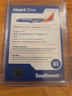 Southwest Airlines Trading Card-heart One  b737-800  Pilot Card Number 1