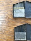  2  Vintage Huot Drill Index Holds  one Partial  Screw Drills Machinist Tools