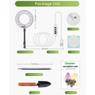 Led Grow Light For Indoor Plants With Stand Uv  Full Spectrum Halo Growing Lamp