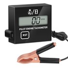 Digital Small Engine Tachometer For 2 And 4 Stroke Gas Engines Black rst
