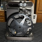 Bell   Howell Model 256 Auto Load 8mm Projector W  Case Reel Needs Bulb Untested
