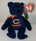 Ty Beanie Baby - Chicago Bears Nfl Bear 8 5  New Mwmts Plush Stuffed Animal Toy