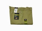 Dickies Men s Khaki Slim Fit Straight Leg Wrinkle Resistant Durable Work Pants